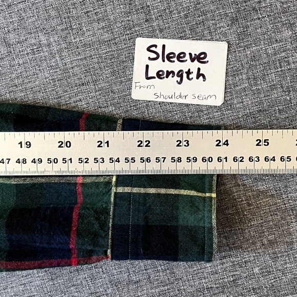 Gitman Bros Vintage Button Down Long Sleeve Shirt - Men's Size S - Green - Picture 7 of 10